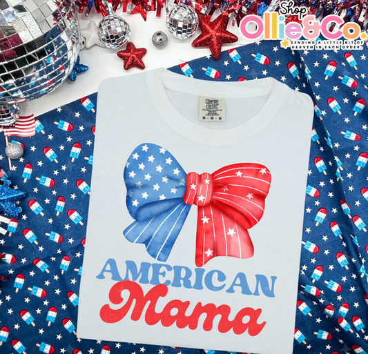 COQUETTE AMERICAN MAMA - DTF TRANSFER