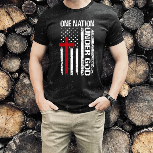 ONE NATION UNDER GOD - DTF TRANSFER