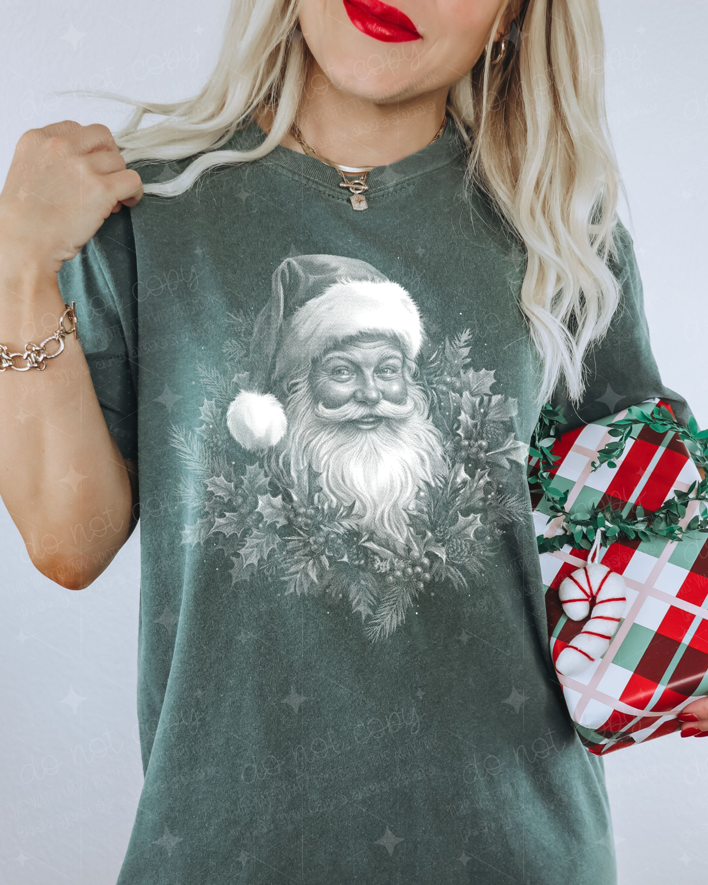 SANTA PORTRAIT - DTF TRANSFER