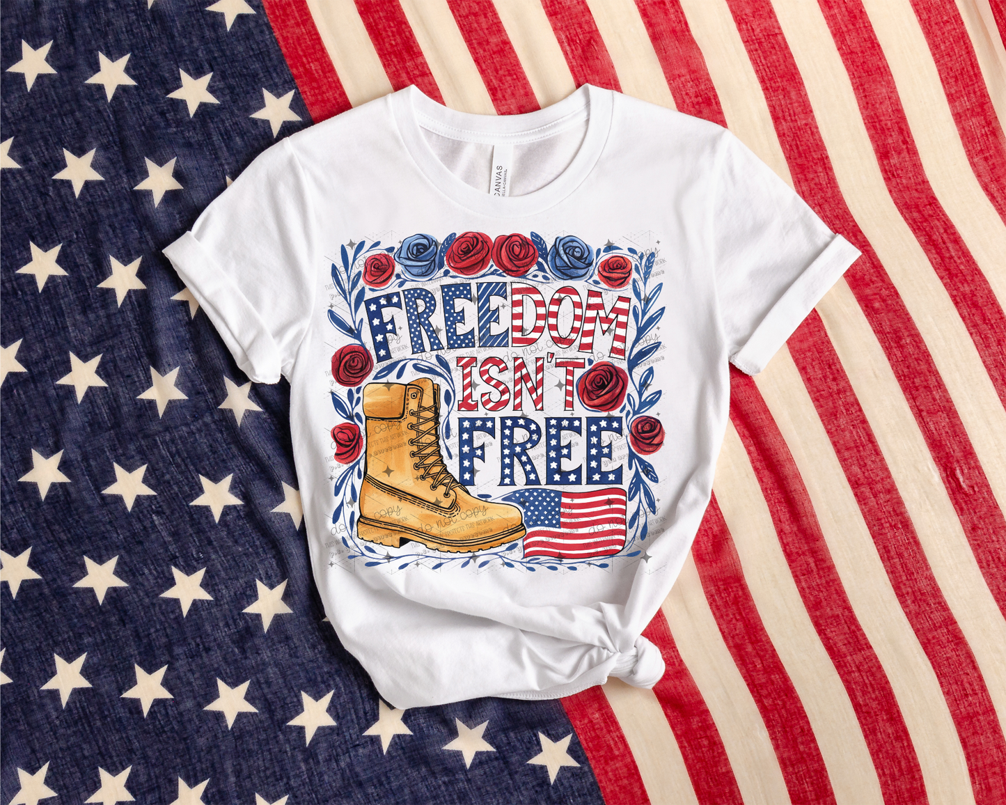 FREEDOM ISN'T FREE - DTF TRANSFER