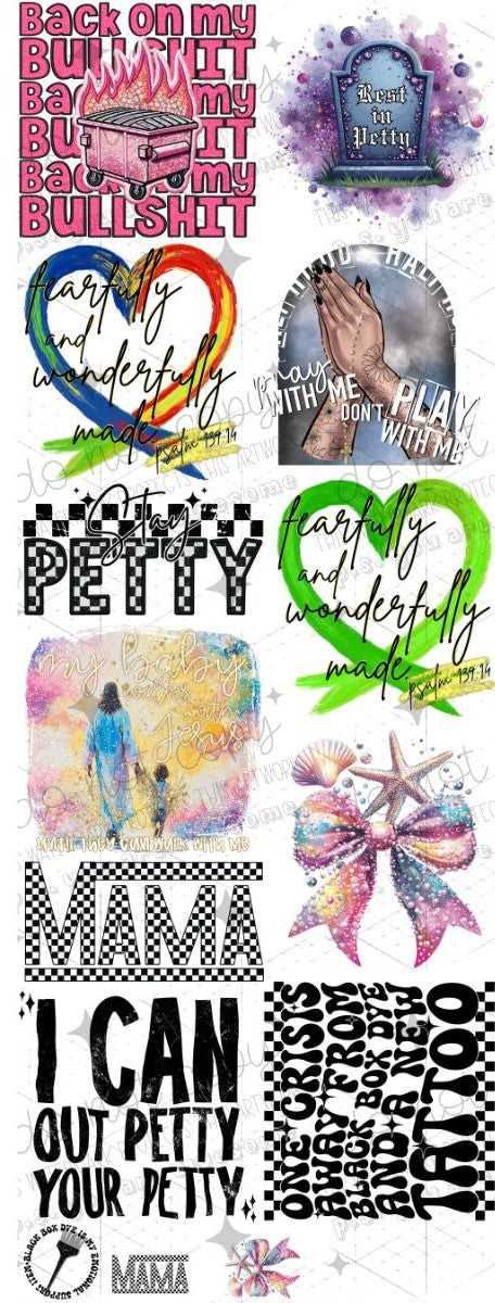 ADDIES FAVS - 22X60 - PREMADE GANG