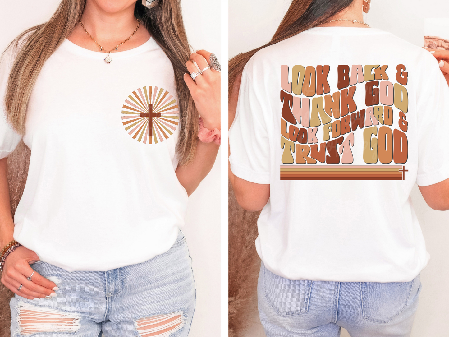 LOOK BACK *OLLIE & CO. EXCLUSIVE* - FRONT+BACK - DTF TRANSFER