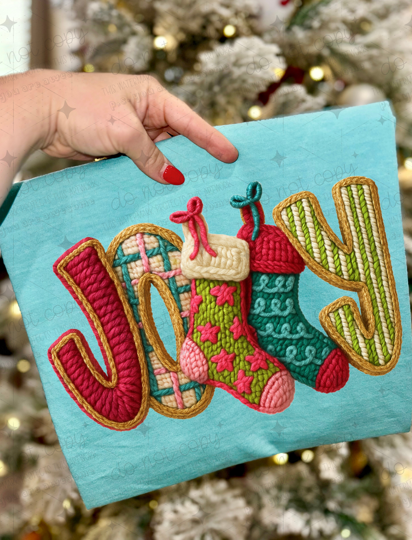 JOLLY - FAUX YARN - DTF TRANSFER