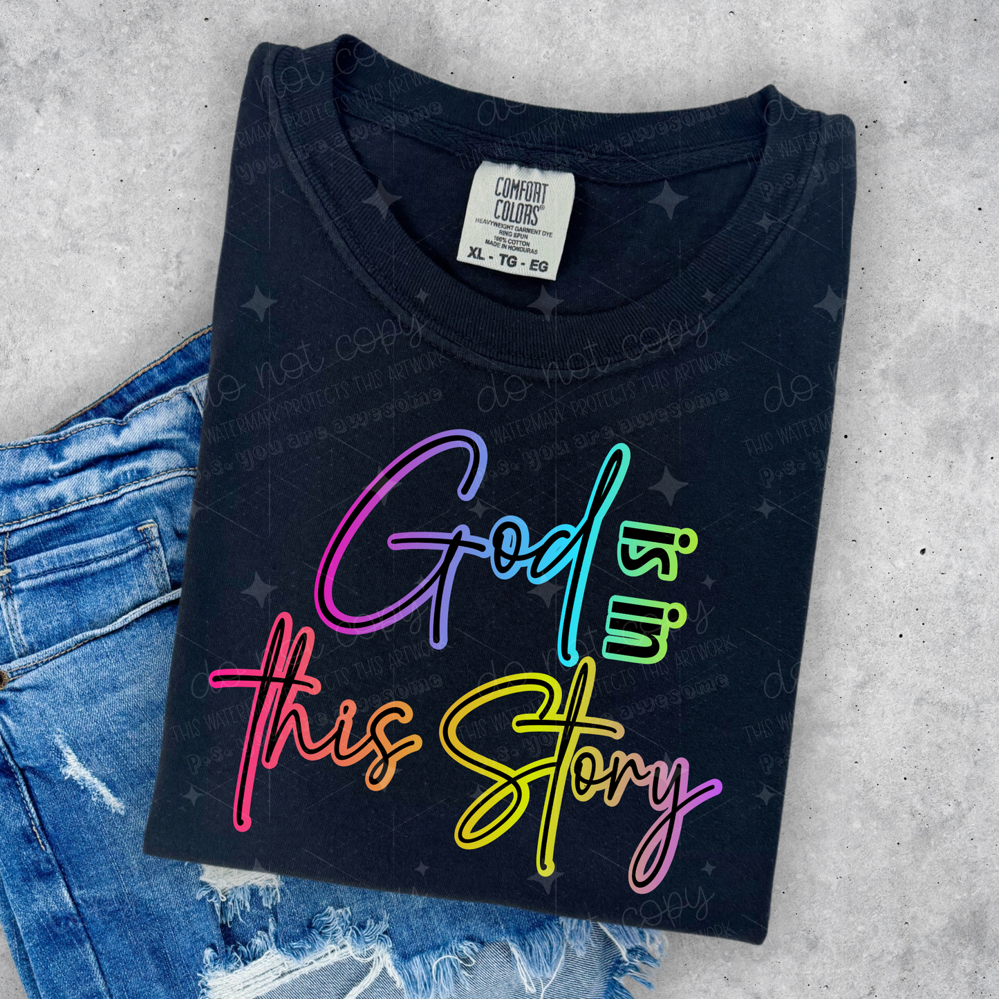 God is in this story - DTF TRANSFER