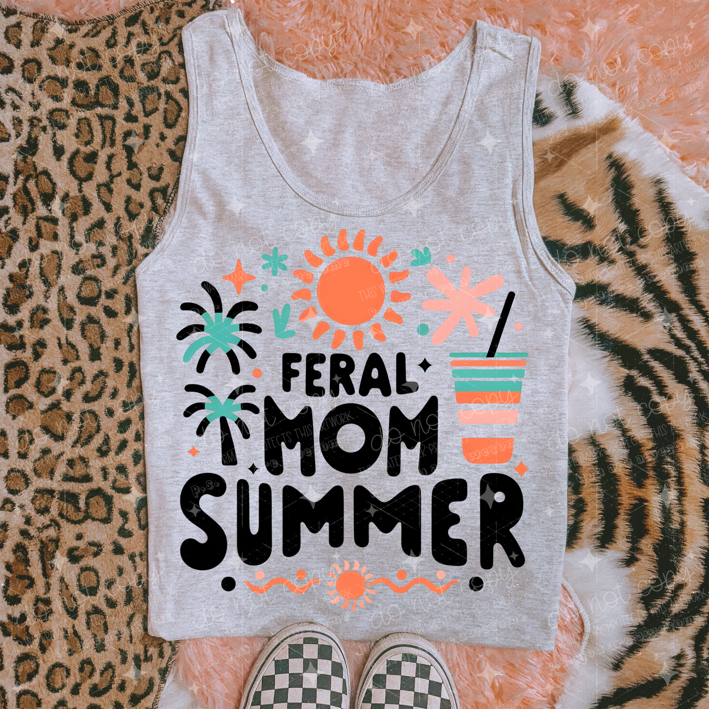 FERAL MOM SUMMER - DTF TRANSFER