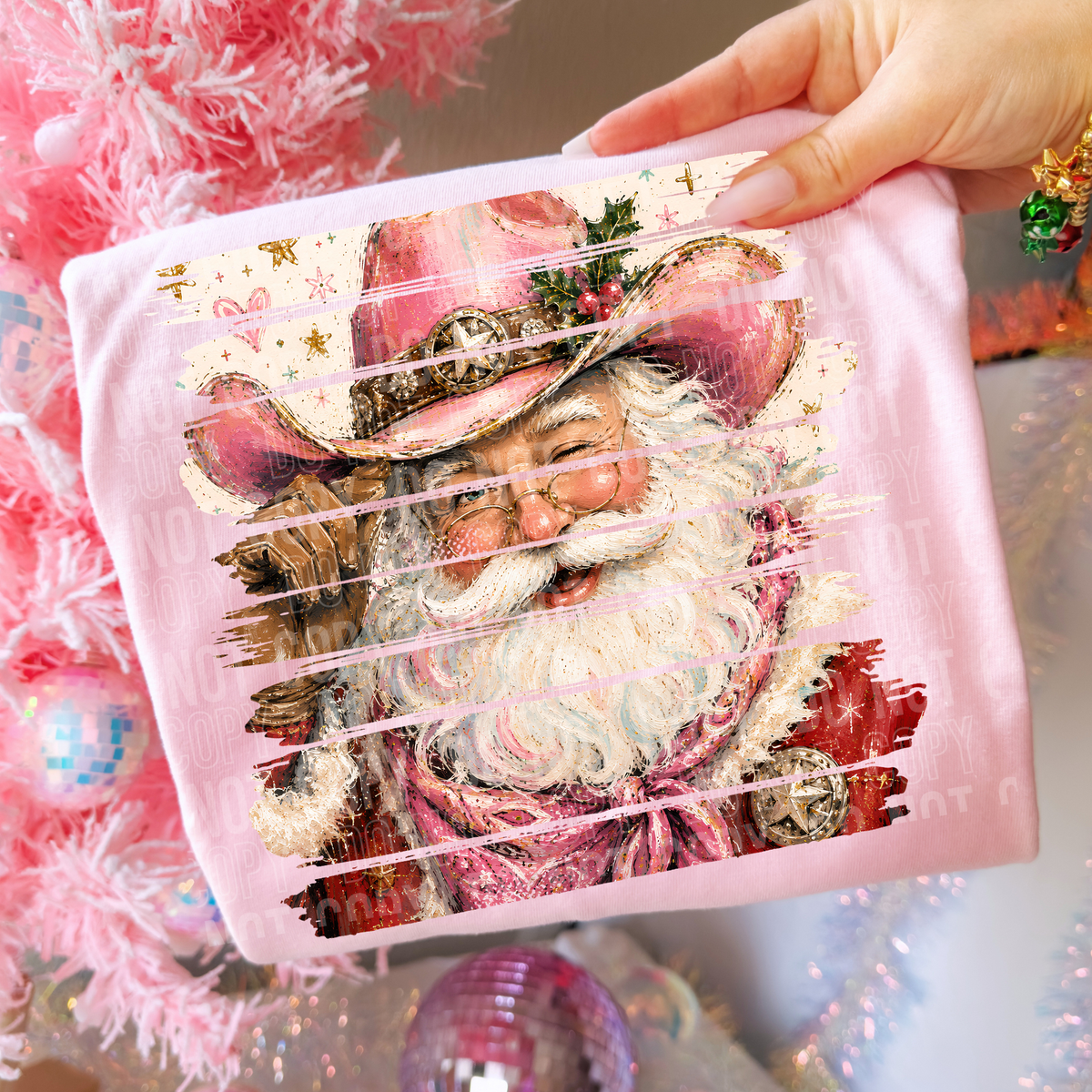 WESTERN SANTA BRUSH - DTF TRANSFER
