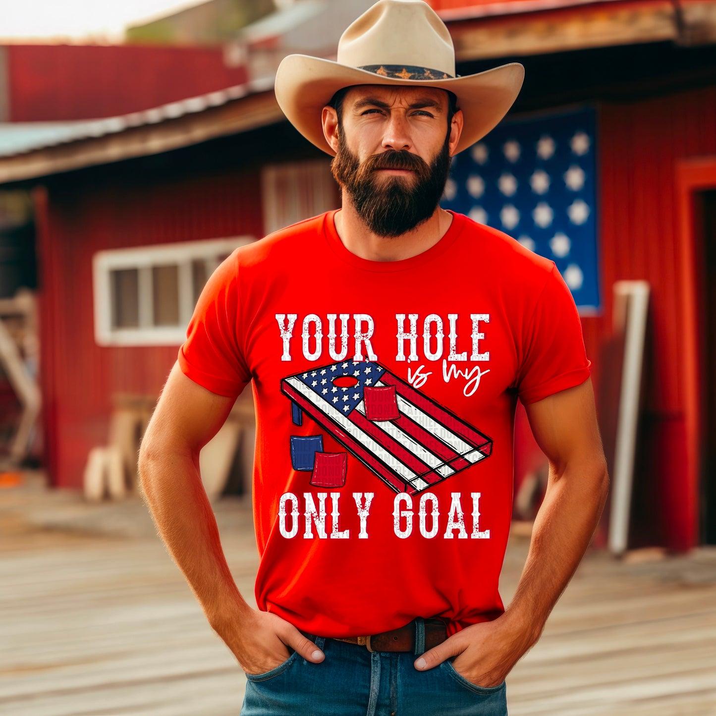 YOUR HOLE IS MY ONLY GOAL - DTF TRANSFER