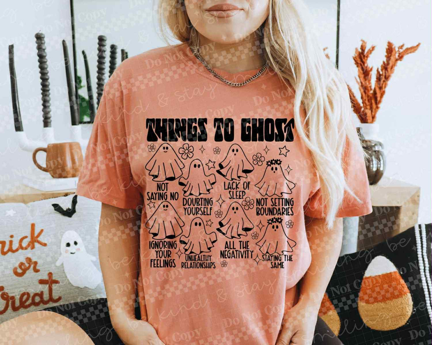 THINGS TO GHOST - DTF TRANSFER