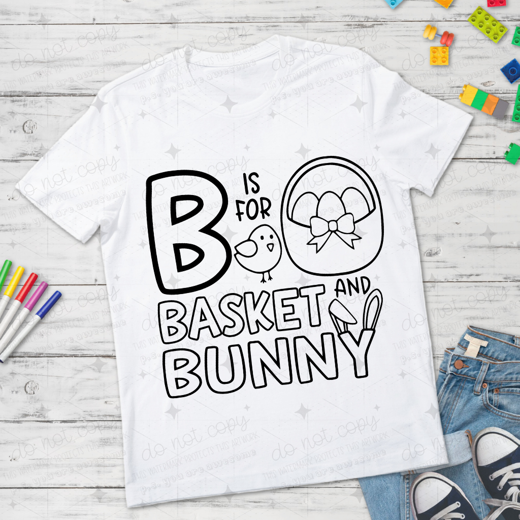 EASTER COLORING - DTF TRANSFER