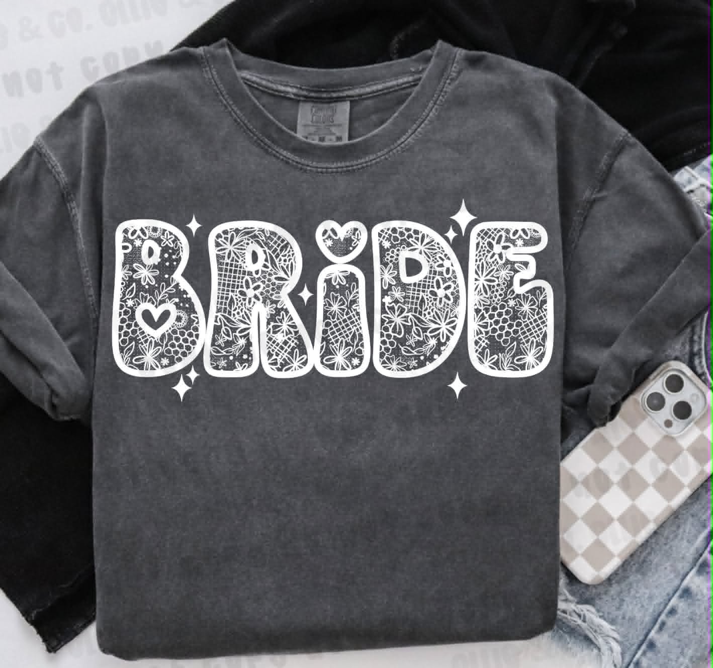 LACE BRIDE - DTF TRANSFER