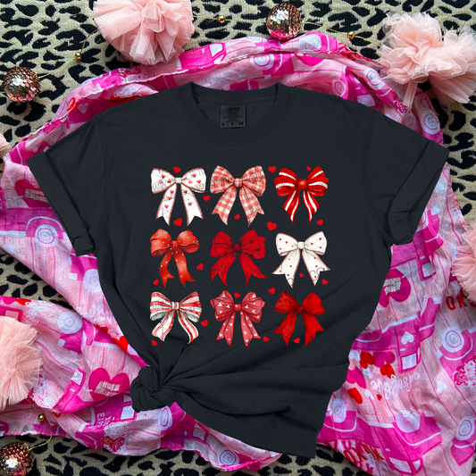 COQUETTE BOWS VALENTINE'S DAY - DTF TRANSFER