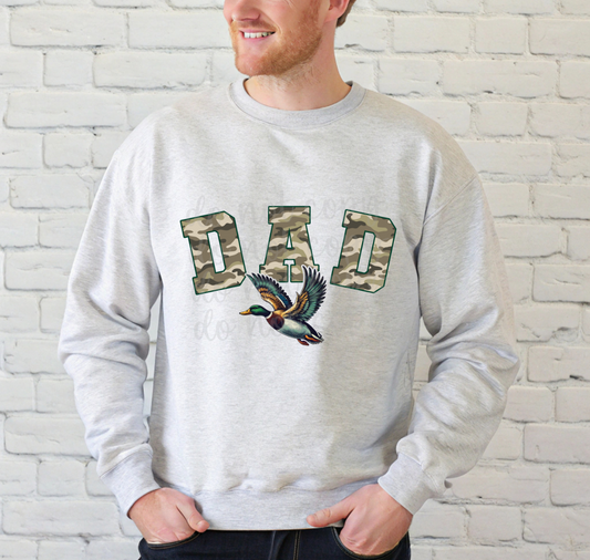 DAD CAMO MALLARD - DTF TRANSFER