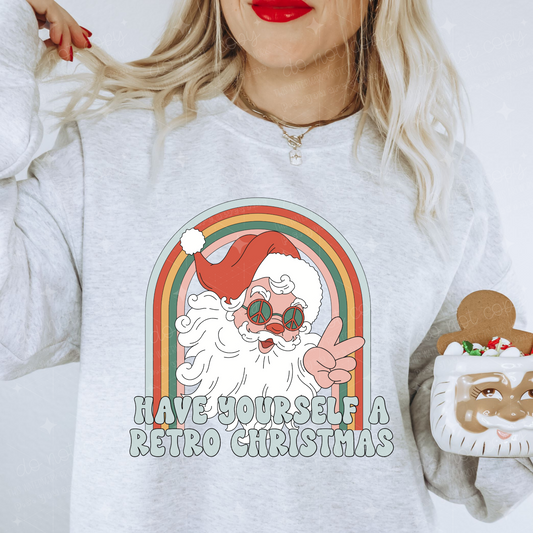 HAVE YOURSELF A RETRO CHRISTMAS - DTF TRANSFER
