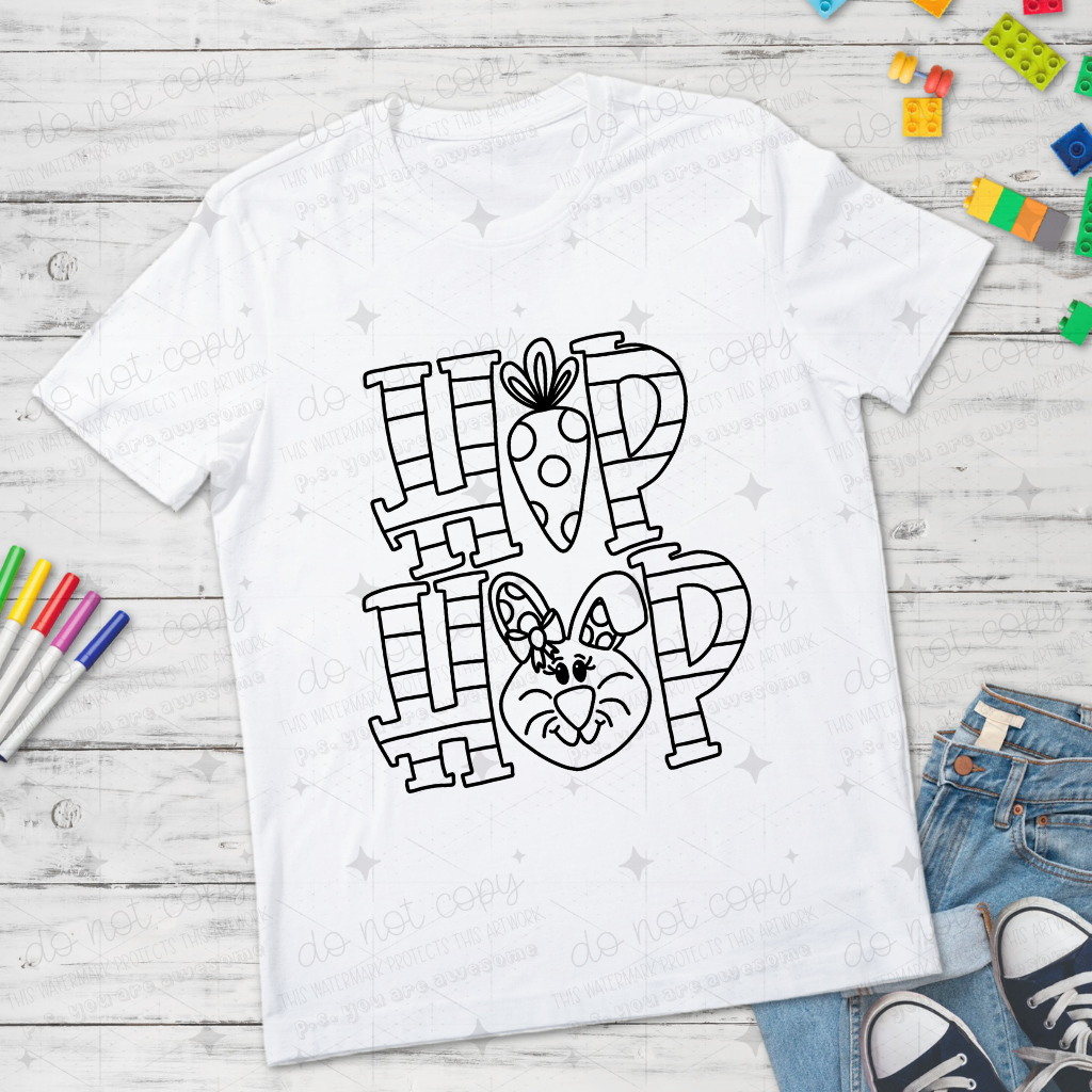 EASTER COLORING - DTF TRANSFER
