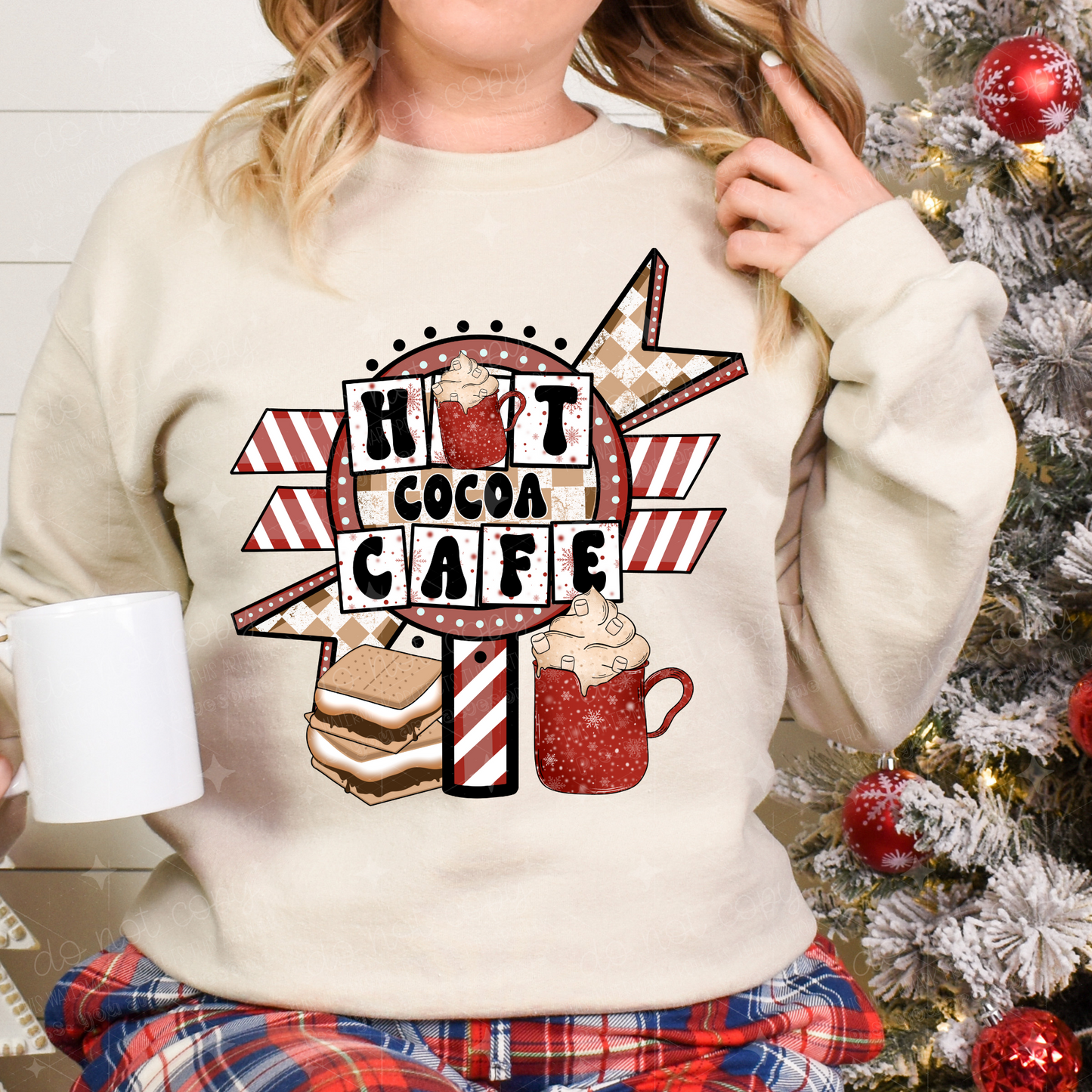 HOT COCOA CAFE - DTF TRANSFER