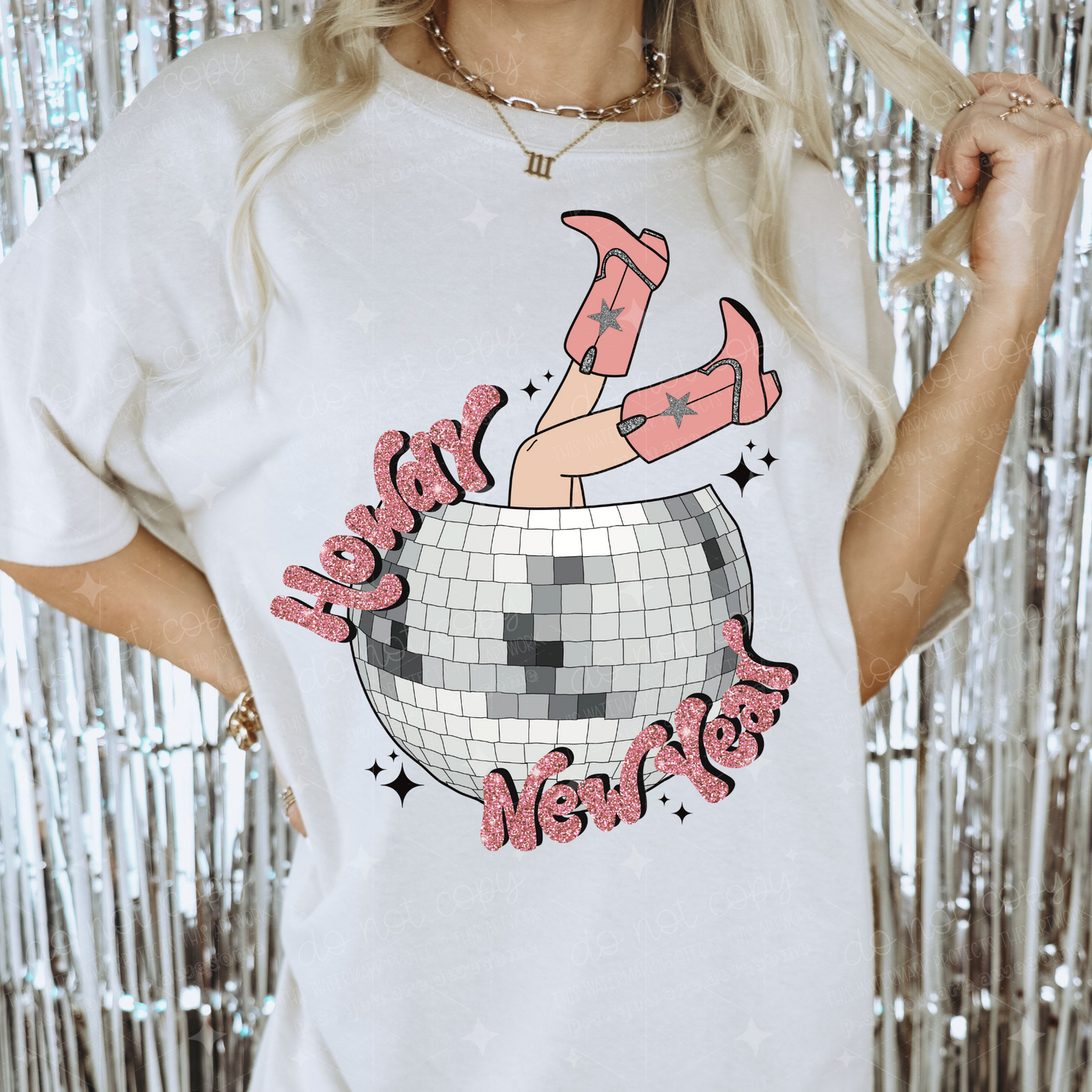 HOWDY NEW YEAR - DTF TRANSFER