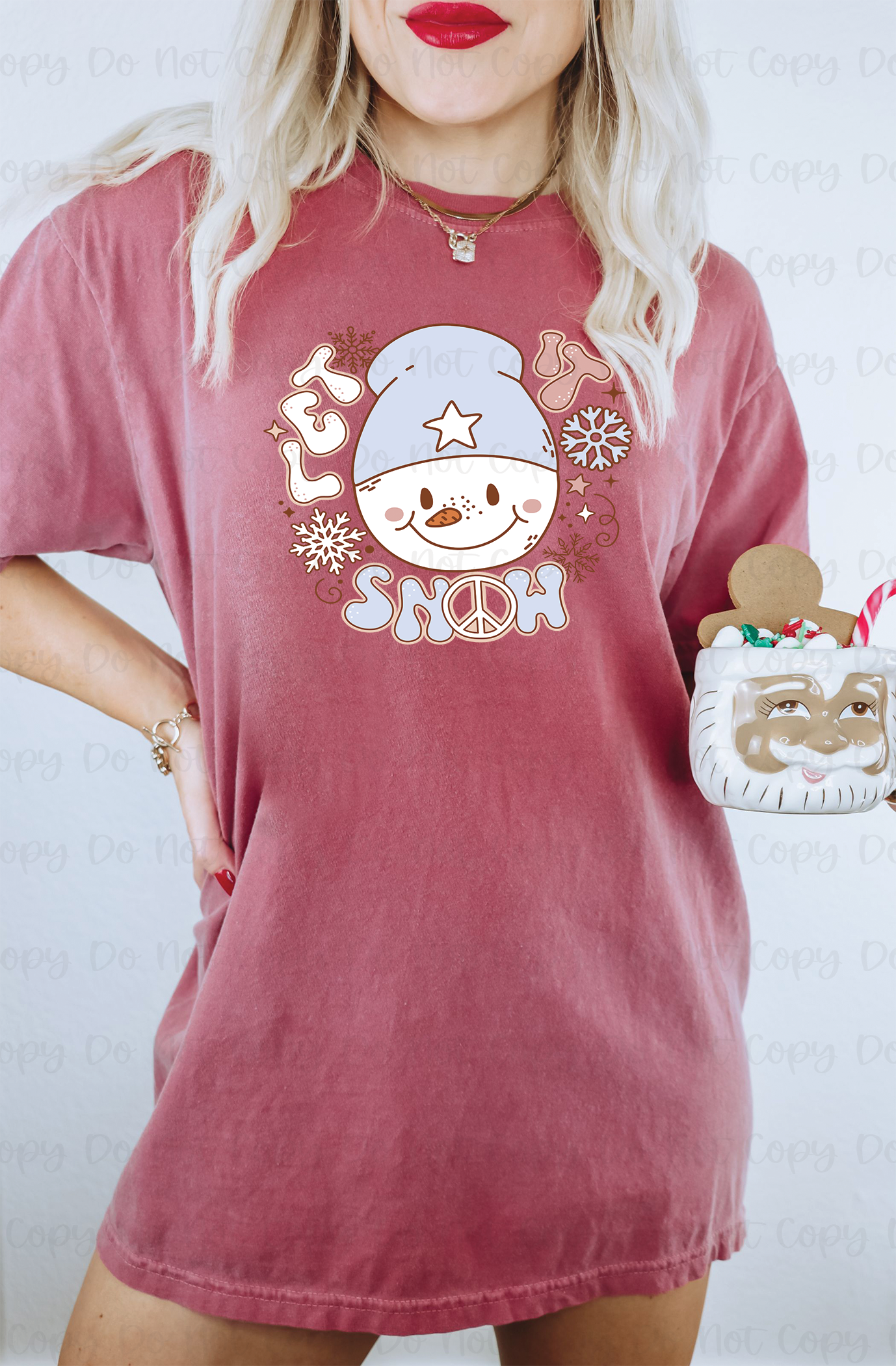 LET IT SNOW - DTF TRANSFER