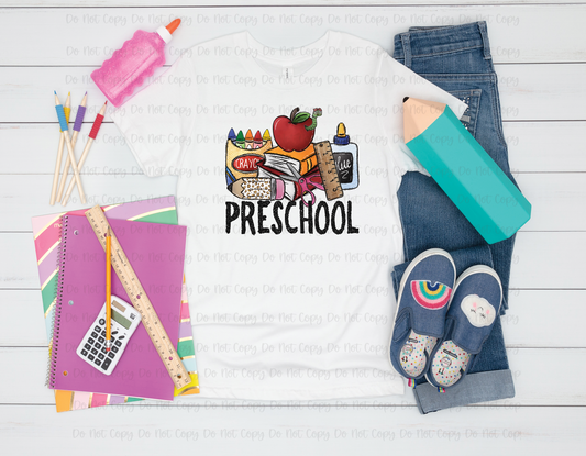 GRADE LEVEL SCHOOL SUPPLIES *OLLIE & CO. EXCLUSIVE* - DTF TRANSFER