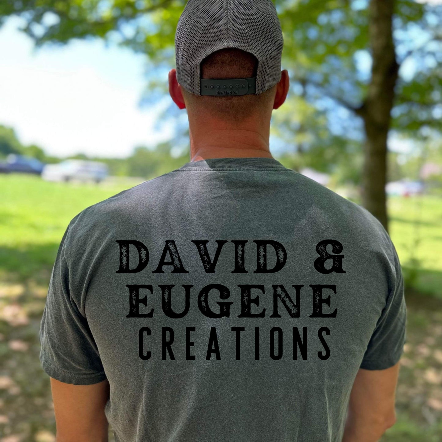 MEN'S - BUSINESS NAMES - FRONT+BACK - CUSTOM TRANSFER