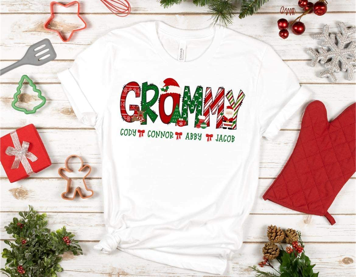 Christmas Mama, Aunt, Grandma, Etc. with Kids names