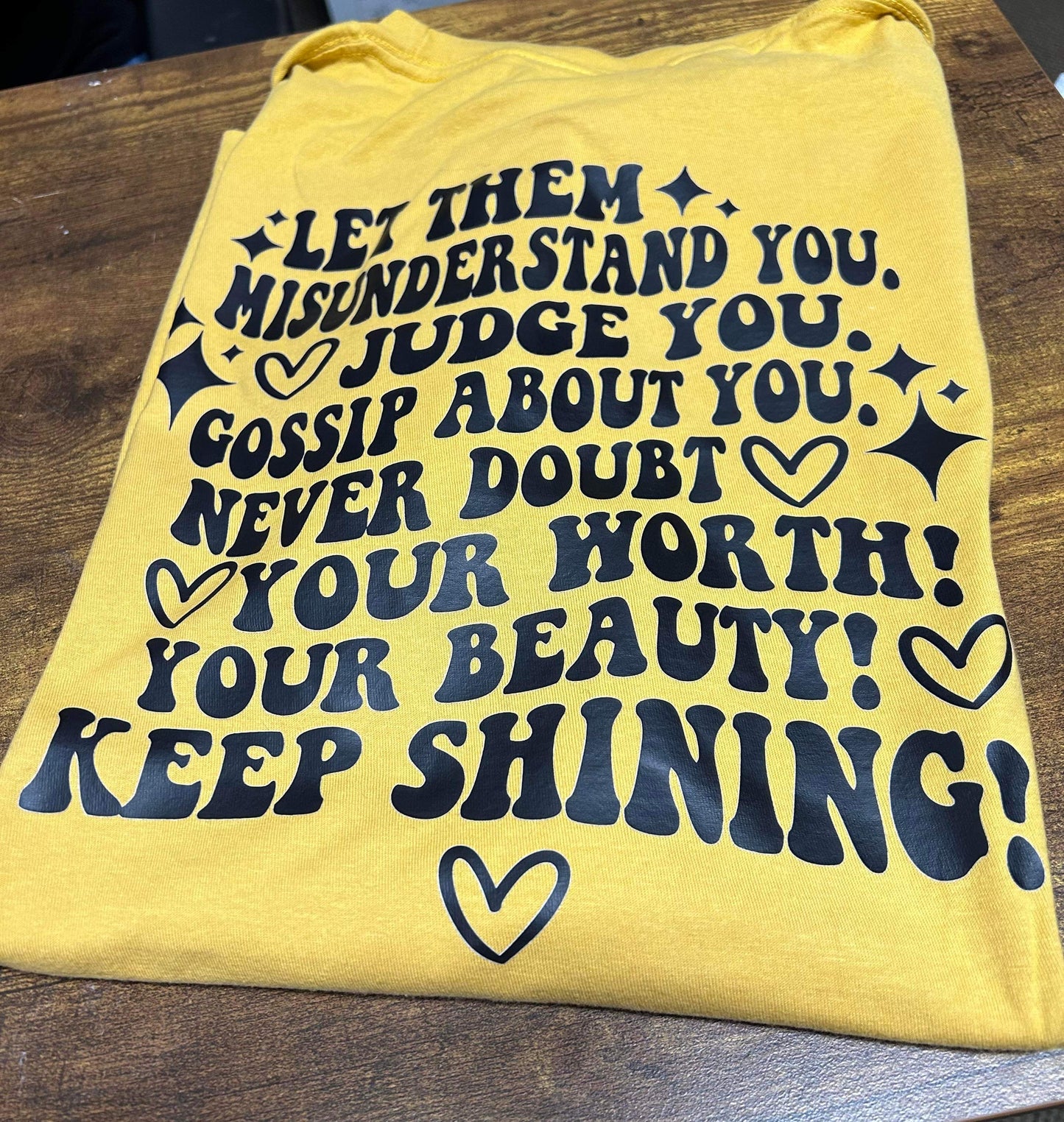 LET THEM - FRONT+BACK - DTF TRANSFER