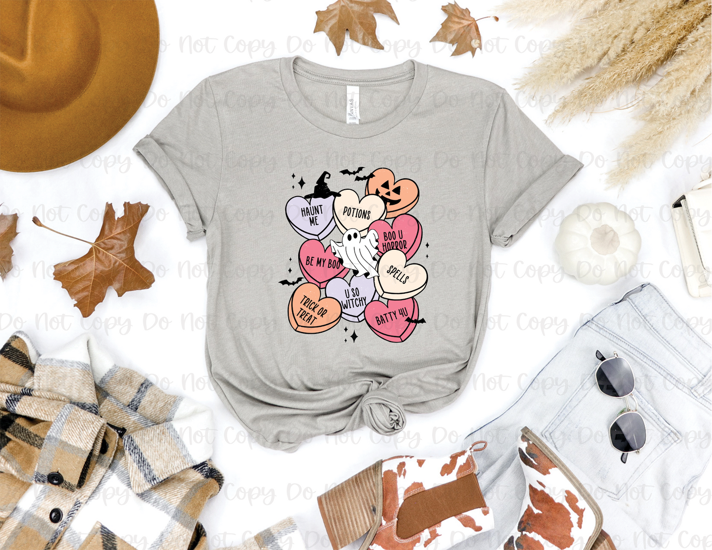 HALLOWEEN HEARTS - DTF TRANSFER