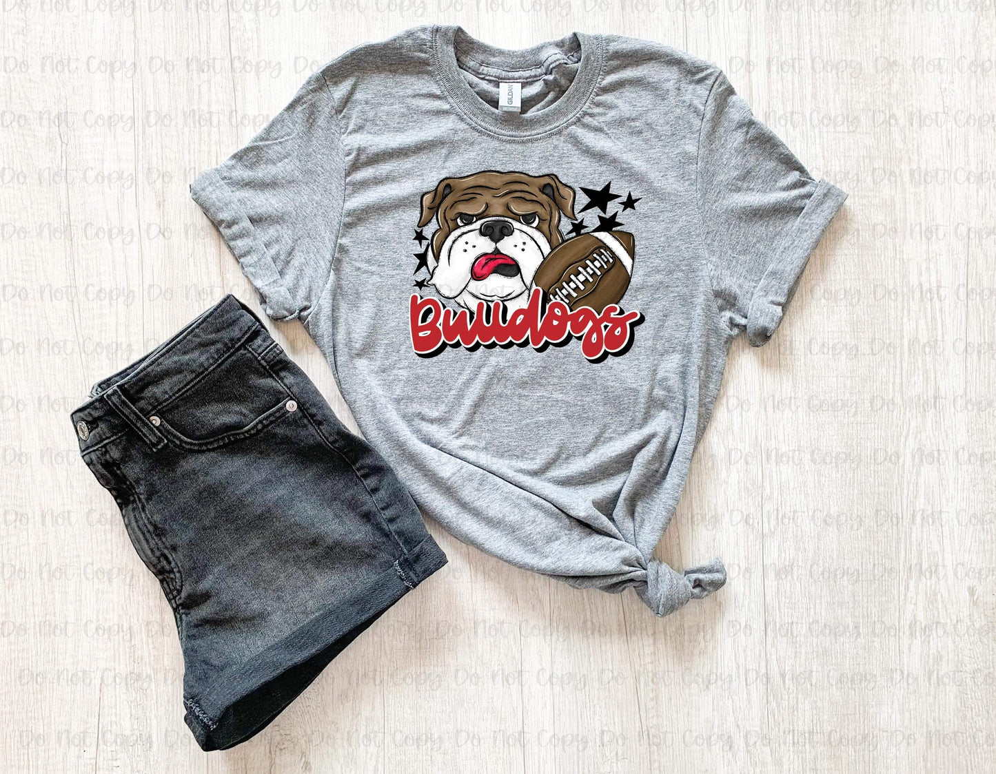 MASCOT WITH FOOTBALL - DTF TRANSFER