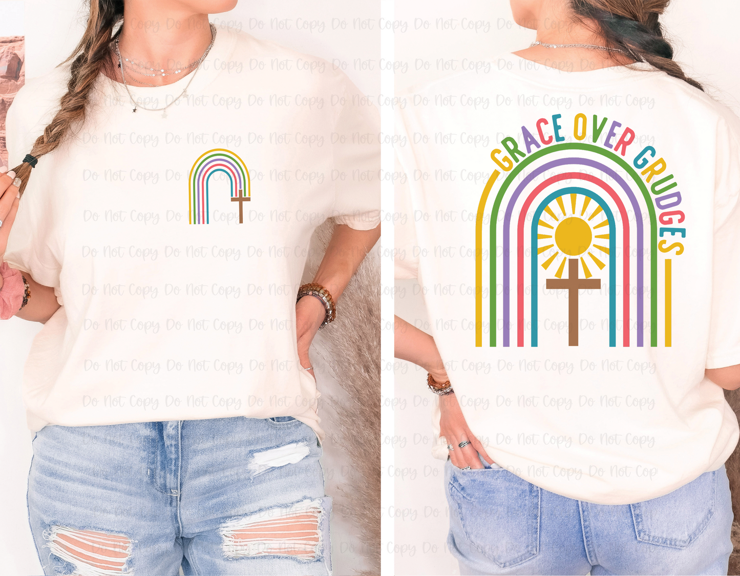 GRACE OVER GRUDGES *OLLIE & CO. EXCLUSIVE* - FRONT+BACK - DTF TRANSFER