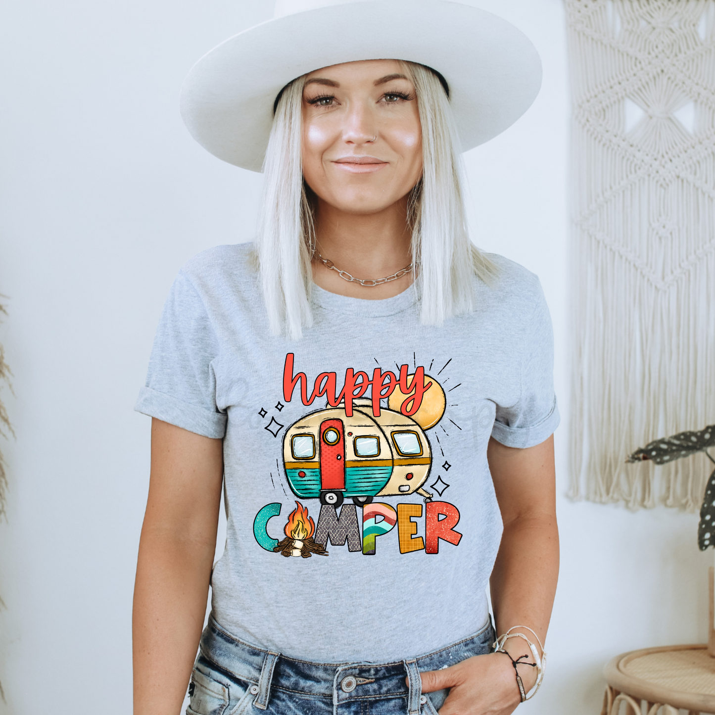 HAPPY CAMPER - DTF TRANSFER