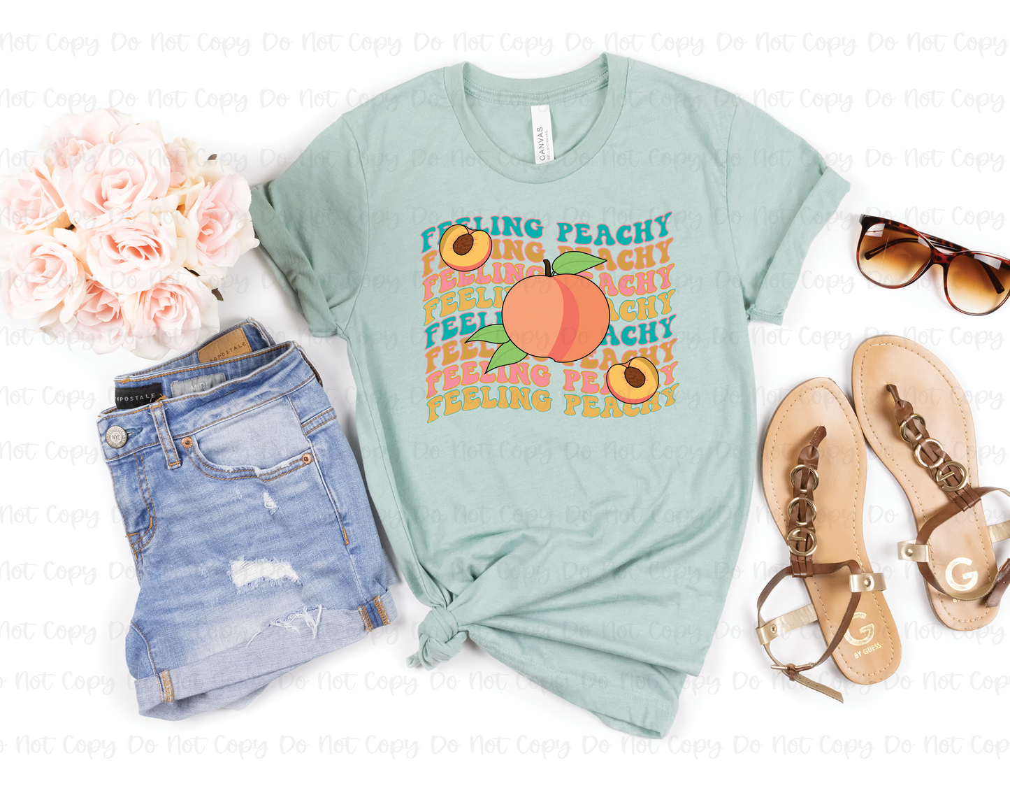 FEELIN' PEACHY - DTF TRANSFER