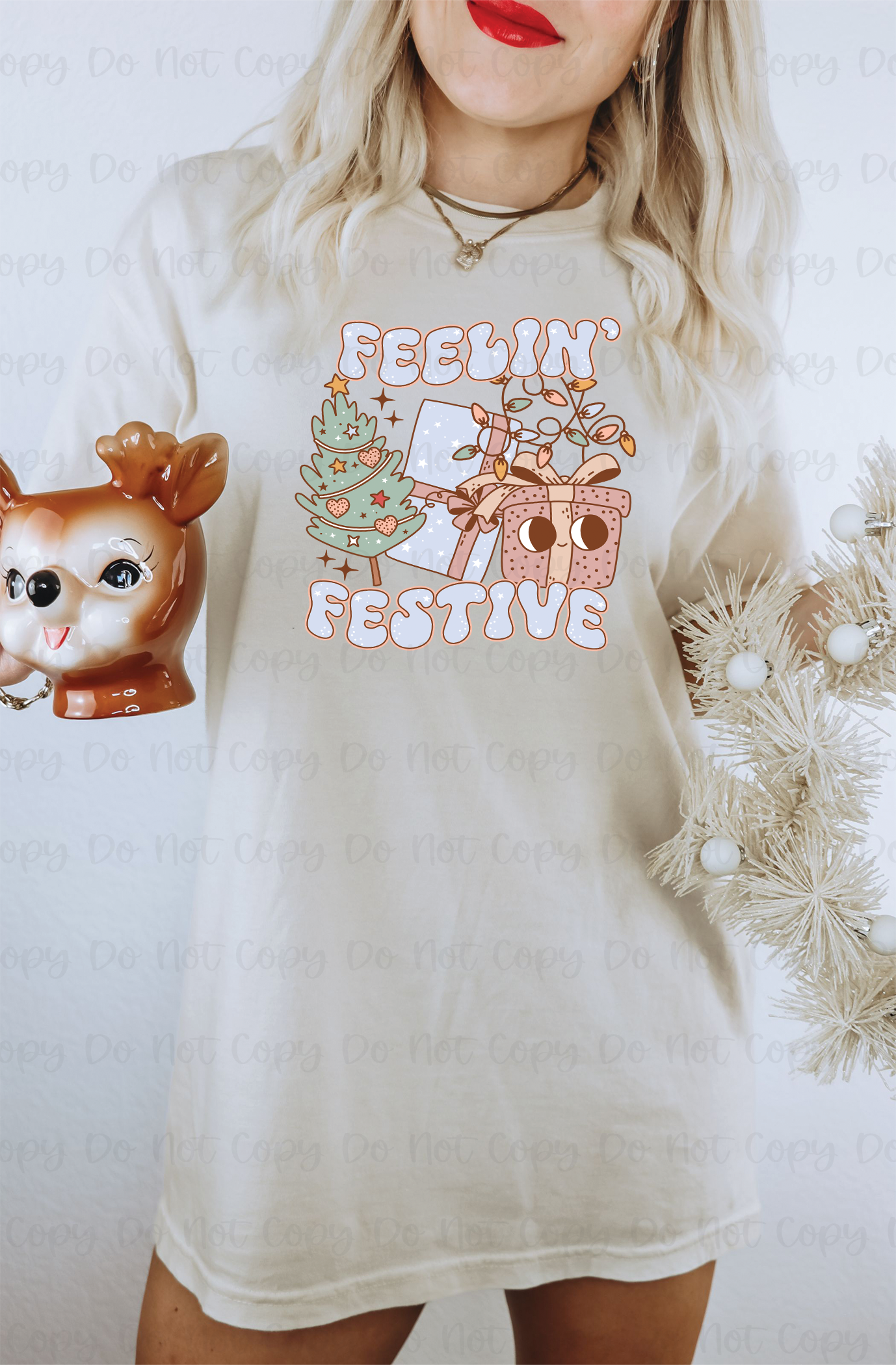 FEELIN' FESTIVE - DTF TRANSFER