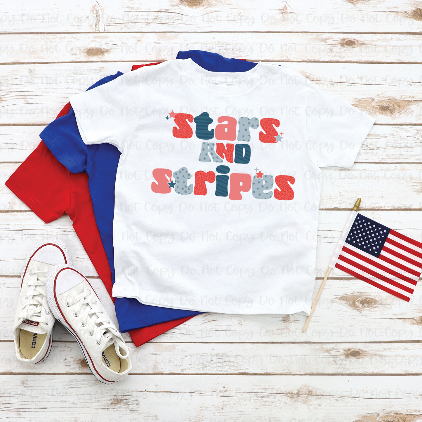 STARS AND STRIPES  - DTF TRANSFER