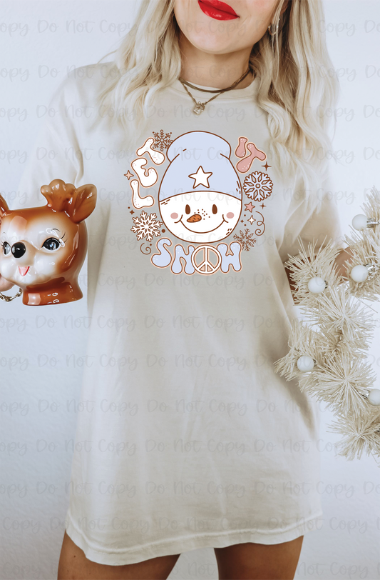 LET IT SNOW - DTF TRANSFER