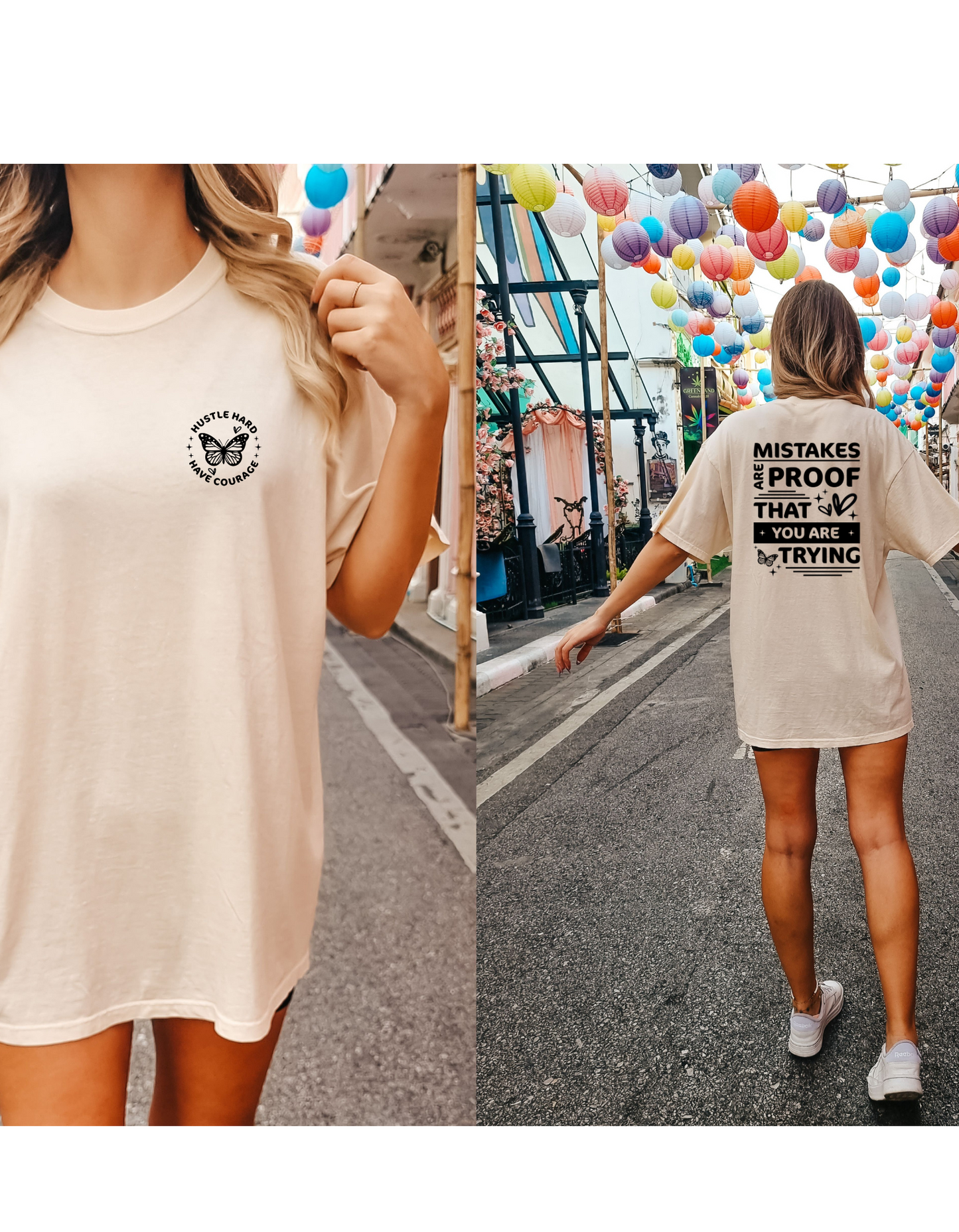 Mistakes are proof- Front & Back
