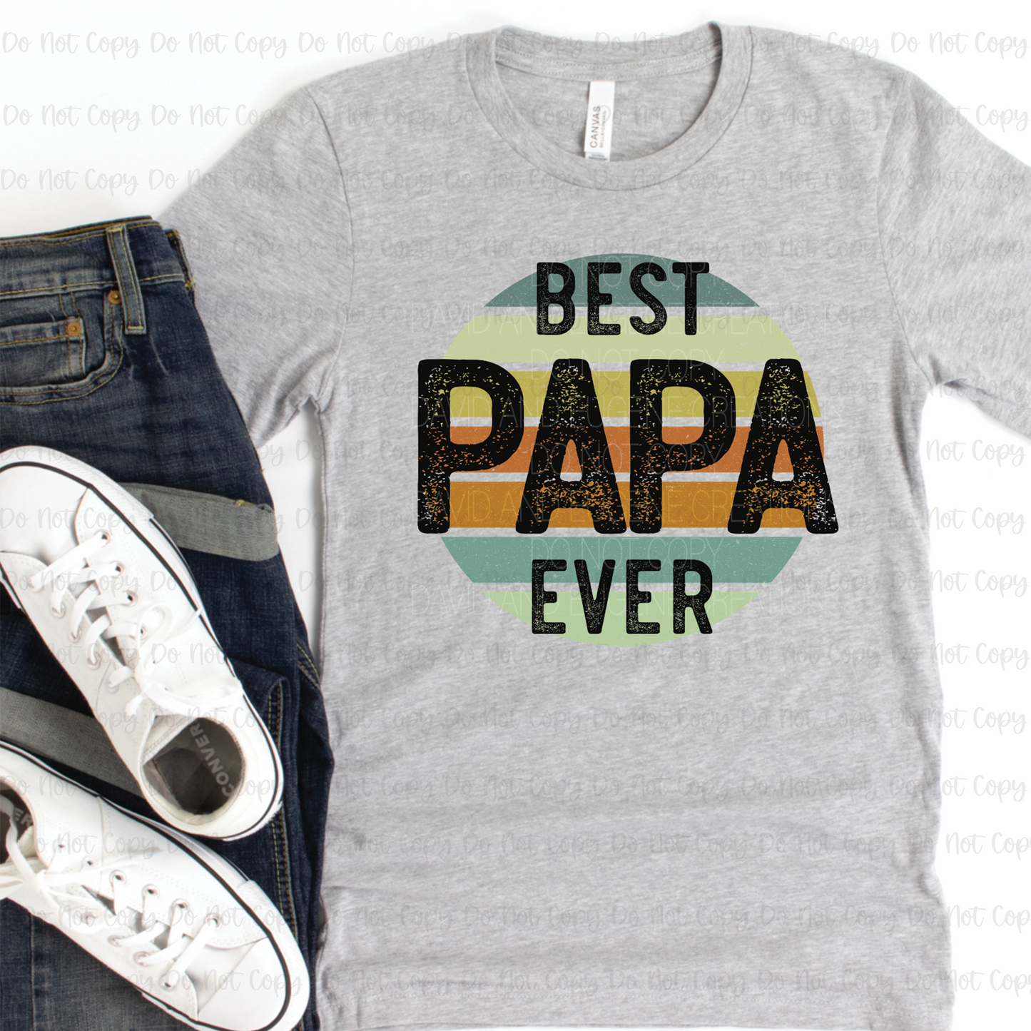 BEST PAPA EVER - DTF TRANSFER