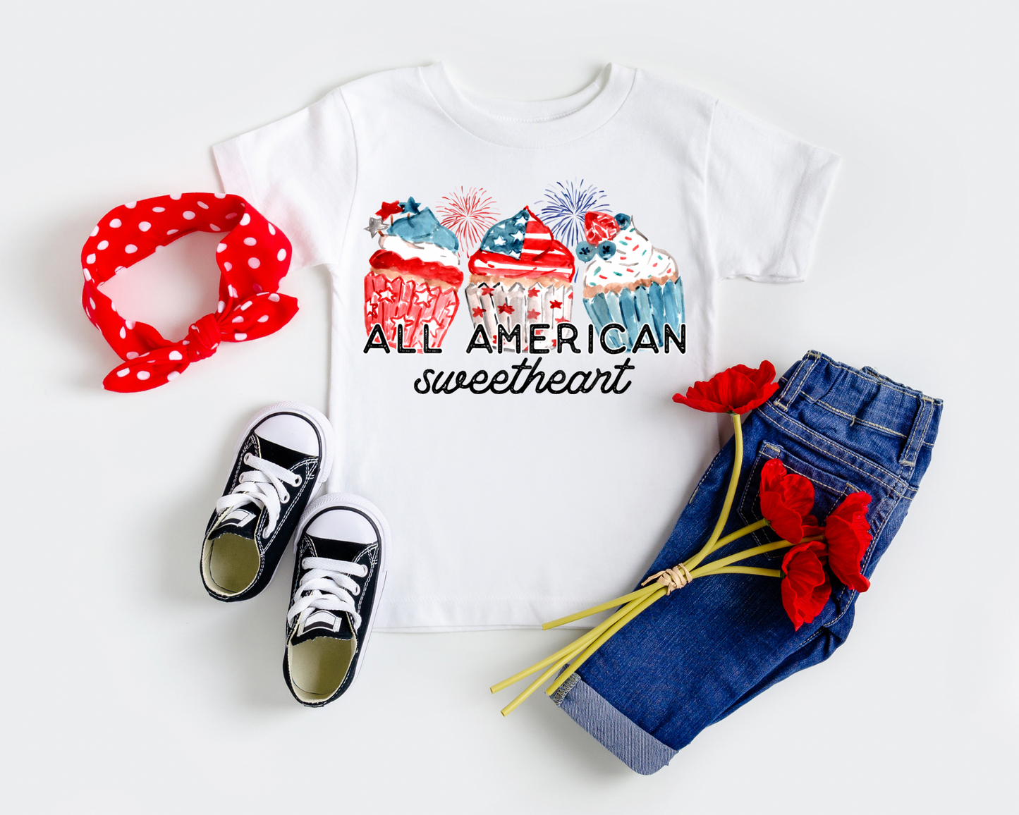 ALL AMERICAN SWEETHEART - DTF TRANSFER