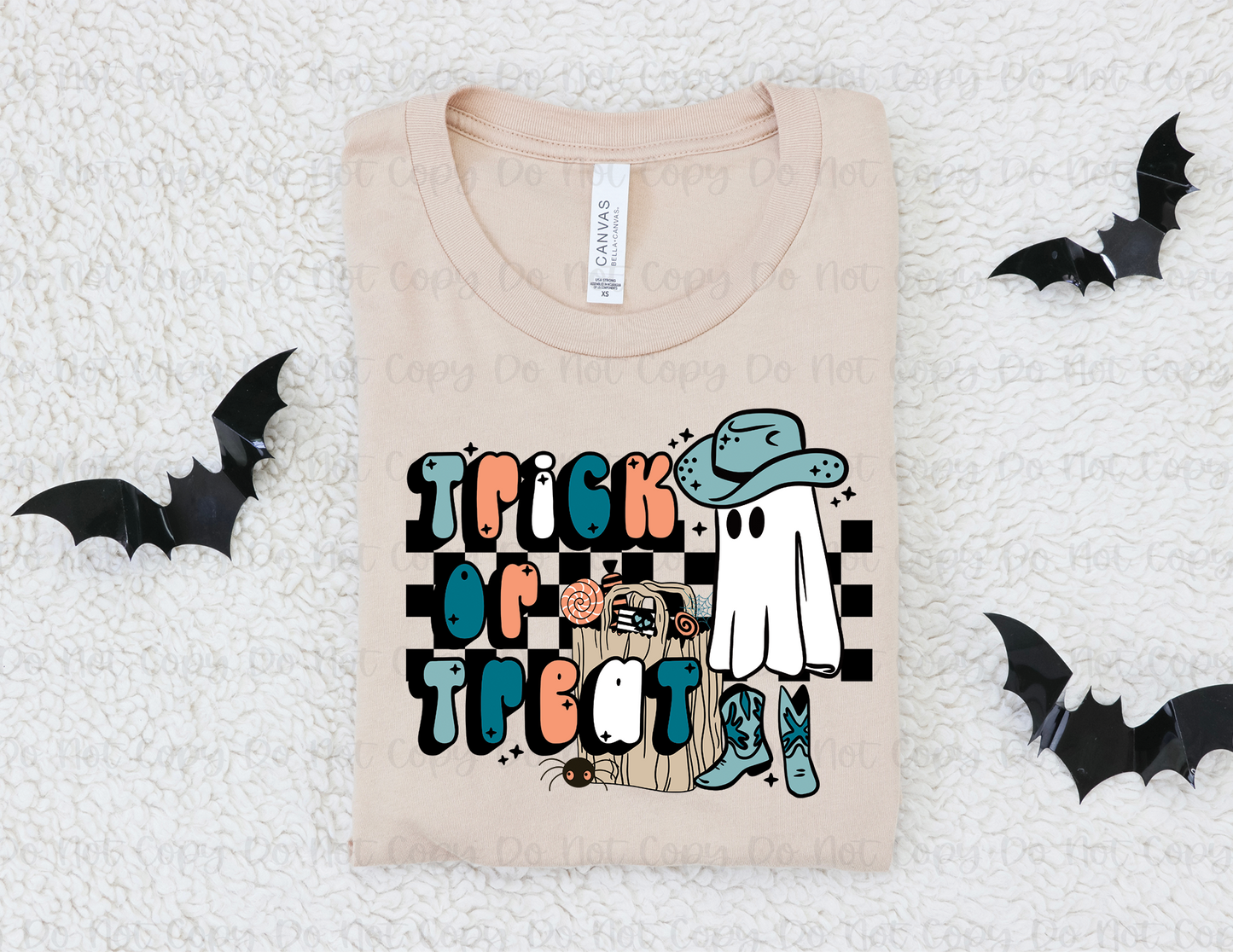 Trick or treat western retro