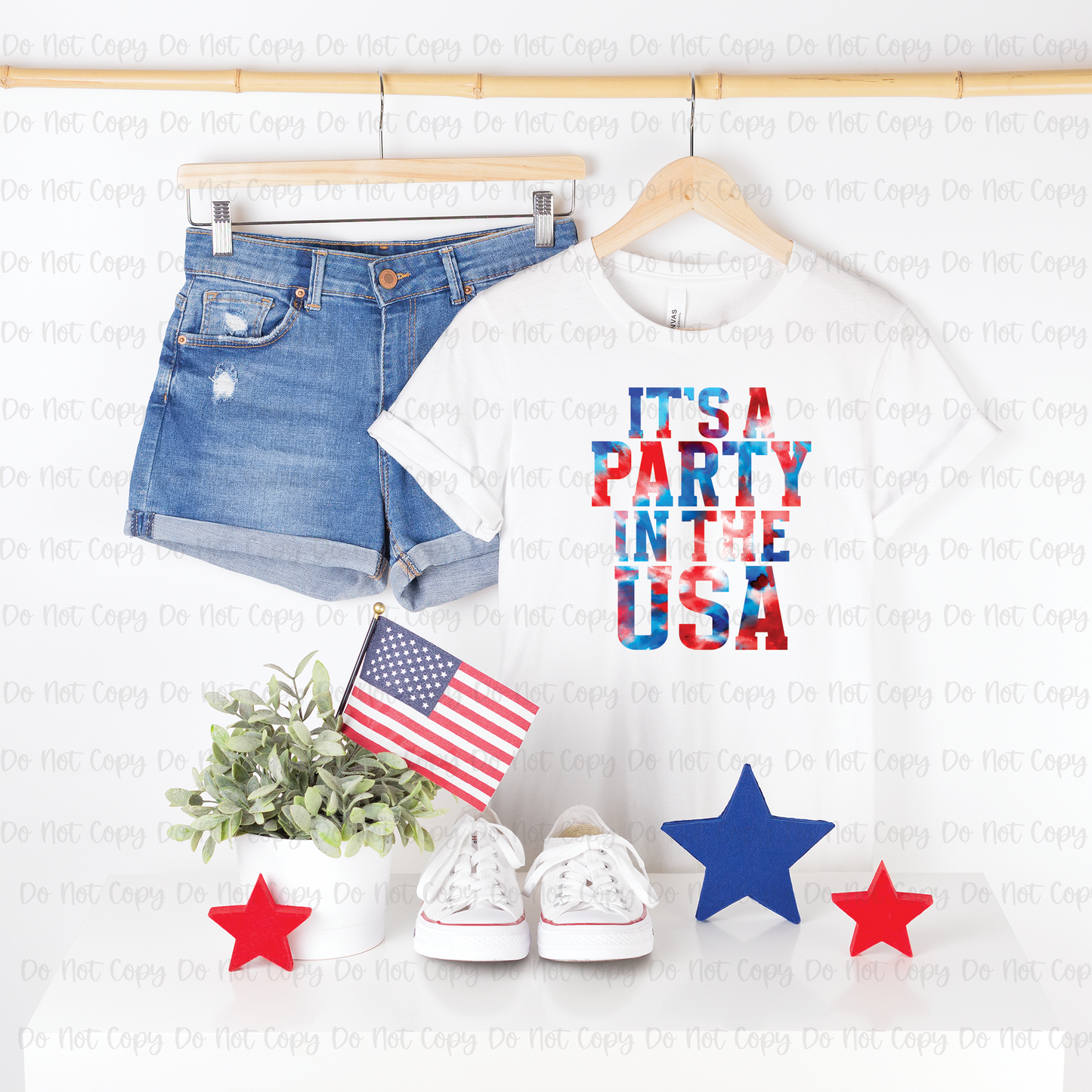 IT'S A PARTY IN THE USA - DTF TRANSFER