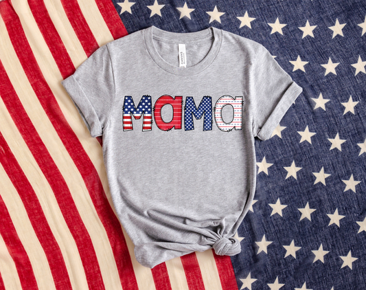 PATRIOTIC MAMA - DTF TRANSFER
