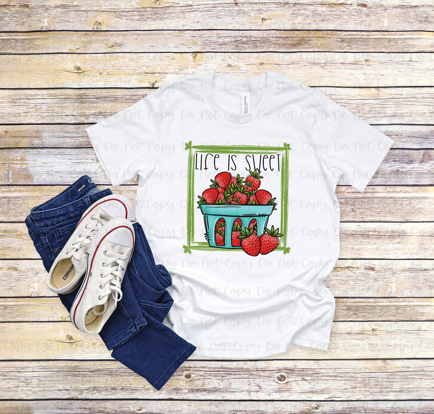 LIFE IS SWEET - DTF TRANSFER