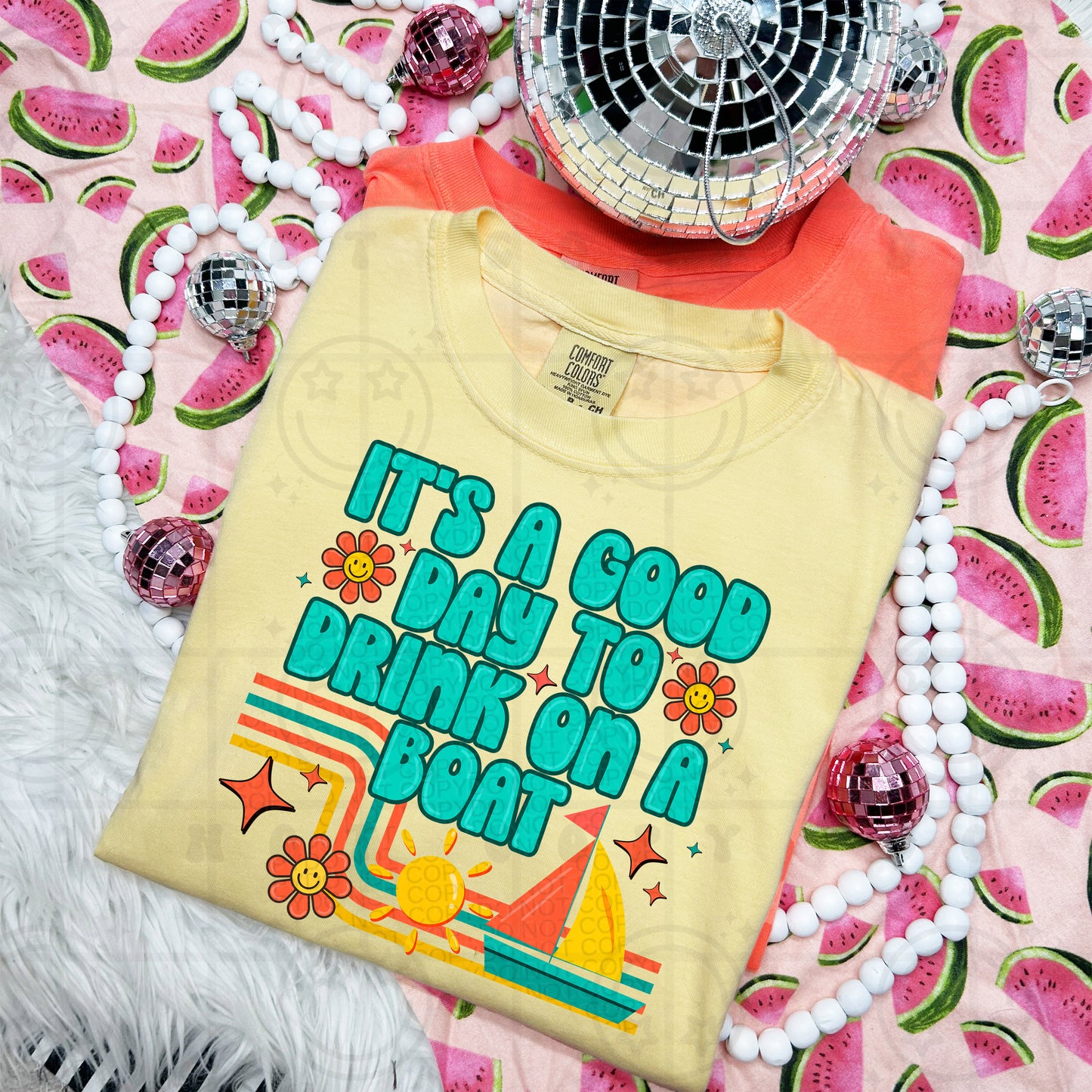 DRINK ON A BOAT - DTF TRANSFER