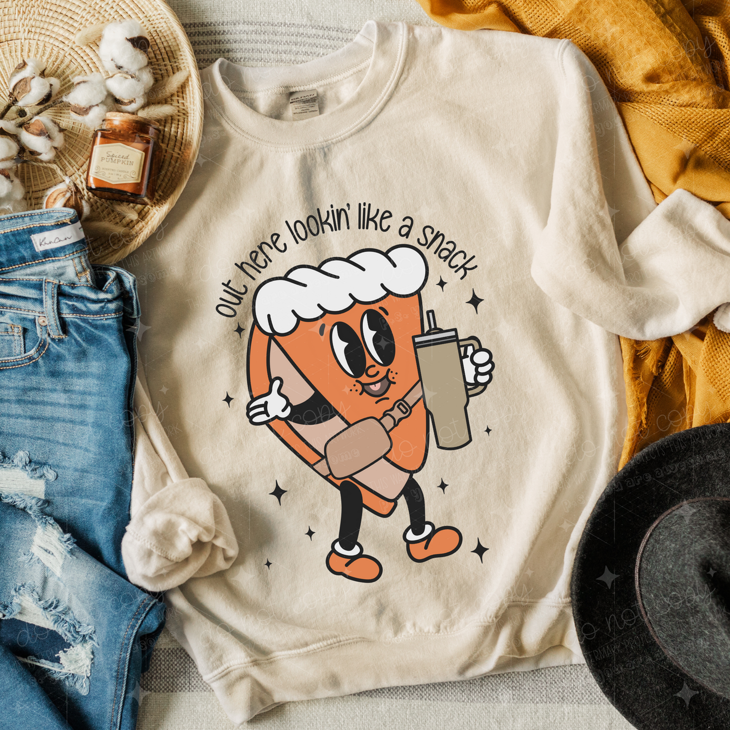 OUT HERE LOOKIN' LIKE A SNACK - DTF TRANSFER