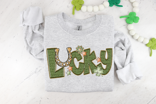 LUCKY WORD ART - DTF TRANSFER