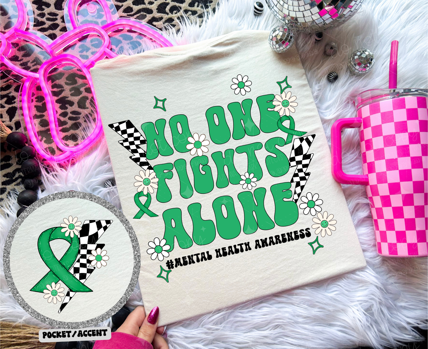 FIGHT FOR A CURE *OLLIE & CO. EXCLUSIVE* - FRONT+BACK - DTF TRANSFER