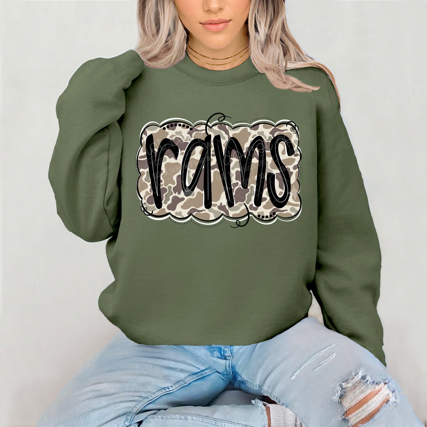 CAMO MASCOT - DTF TRANSFER
