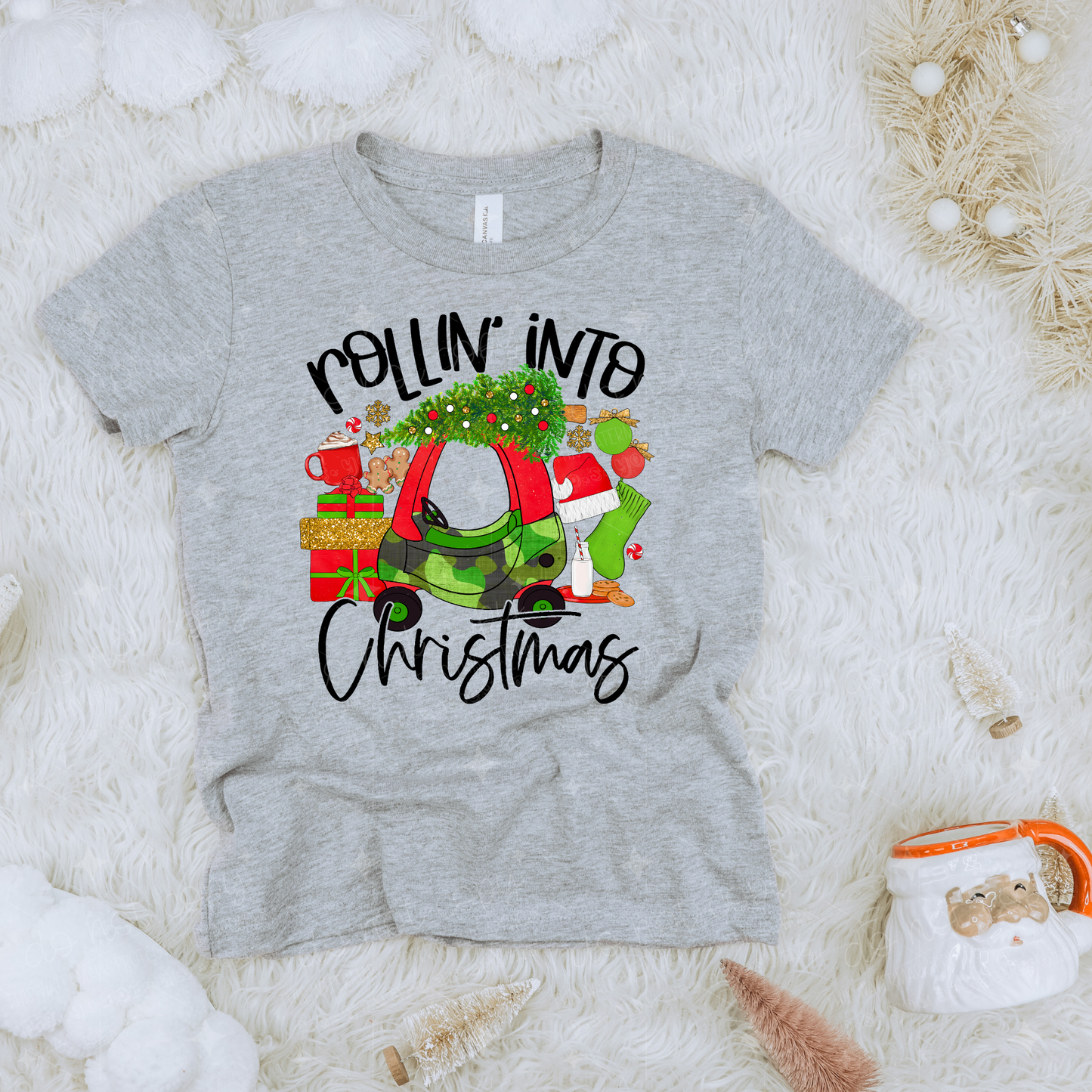 ROLLIN' INTO CHRISTMAS - DTF TRANSFER