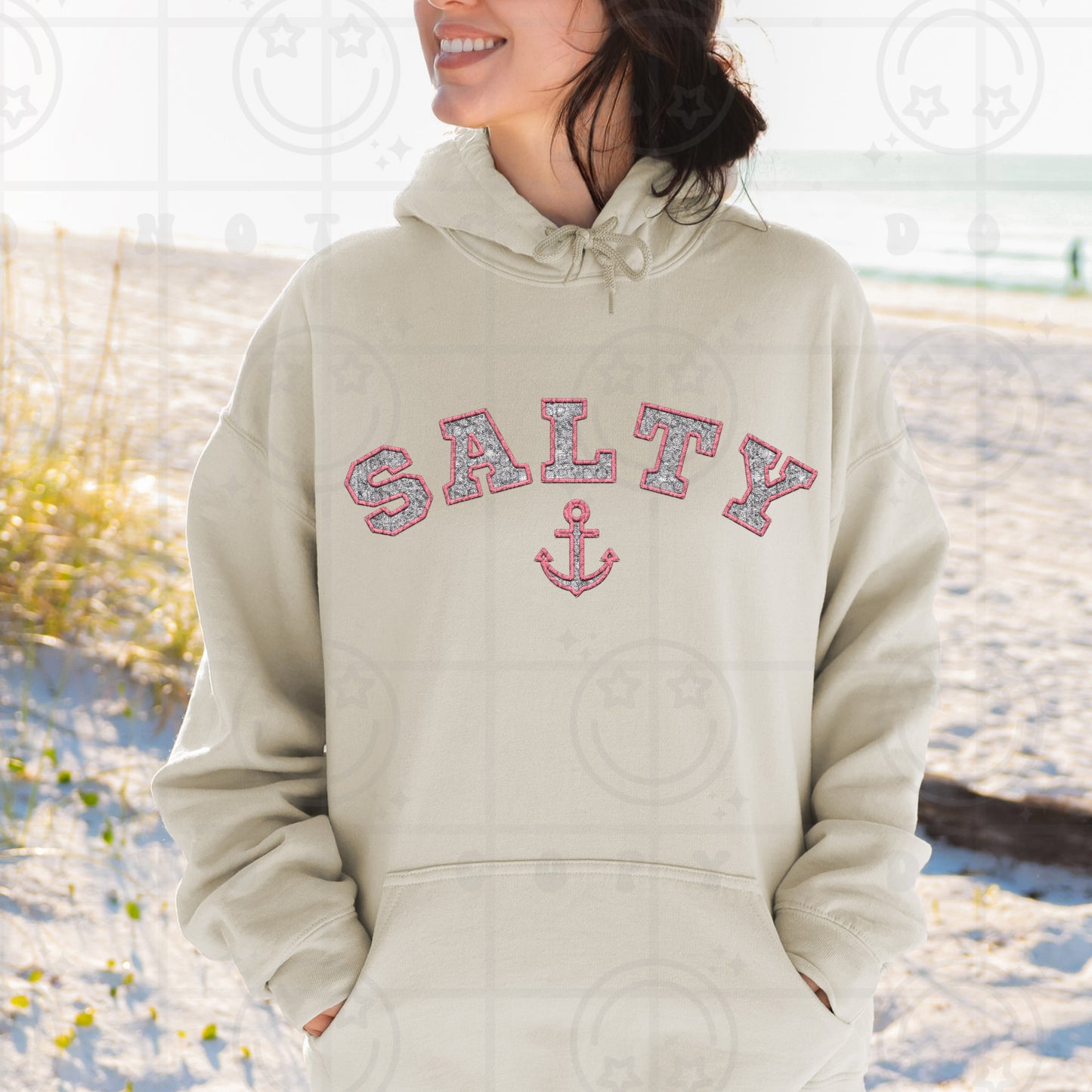 SALTY - FAUX EMBROIDERY - DTF TRANSFER