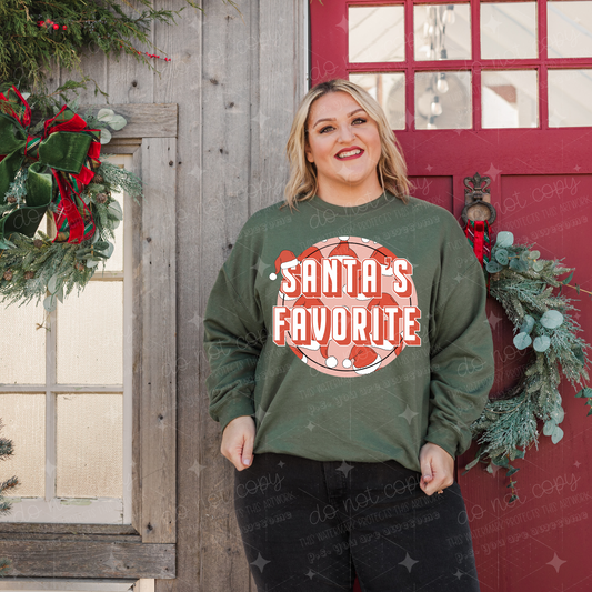 SANTA'S FAVORITE - DTF TRANSFER