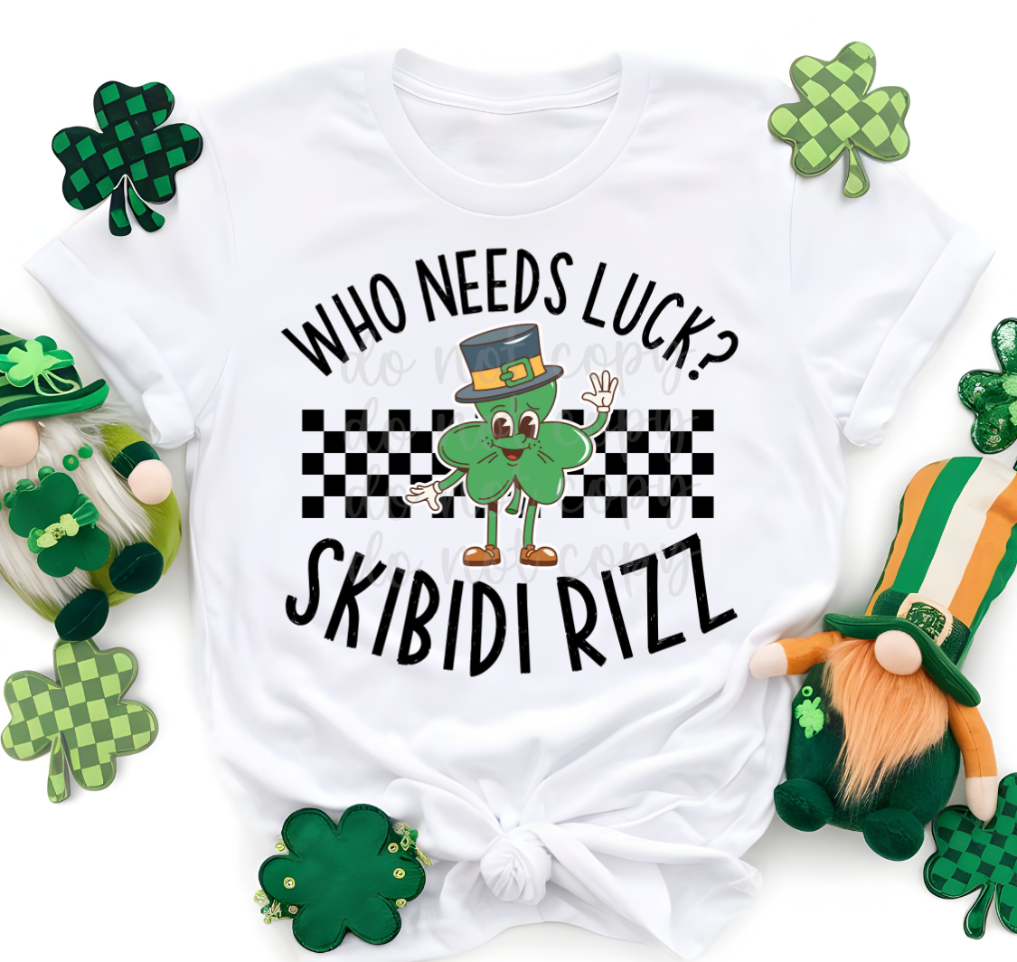 SKIBIDI RIZZ - DTF TRANSFER