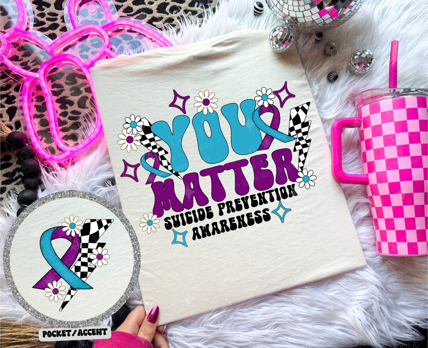 FIGHT FOR A CURE *OLLIE & CO. EXCLUSIVE* - FRONT+BACK - DTF TRANSFER